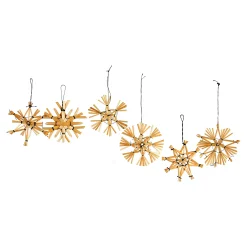 Depot Figuren & Formen^Anhänger Strohsterne Ca. 6Cm 12Er Set