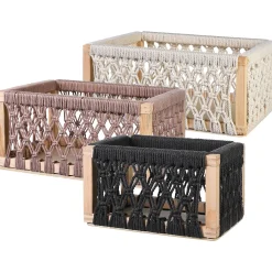 Depot Geschenkideen^Aufbewahrungsboxen-Set Makramee