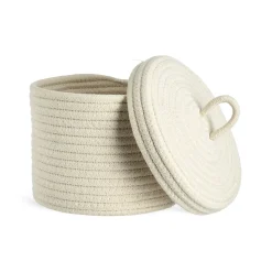 Depot Aufbewahrungskorb Rope Mit Deckel> Aufbewahrung