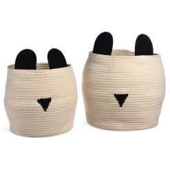 Depot Geschenkideen^Aufbewahrungskorb-Set Panda