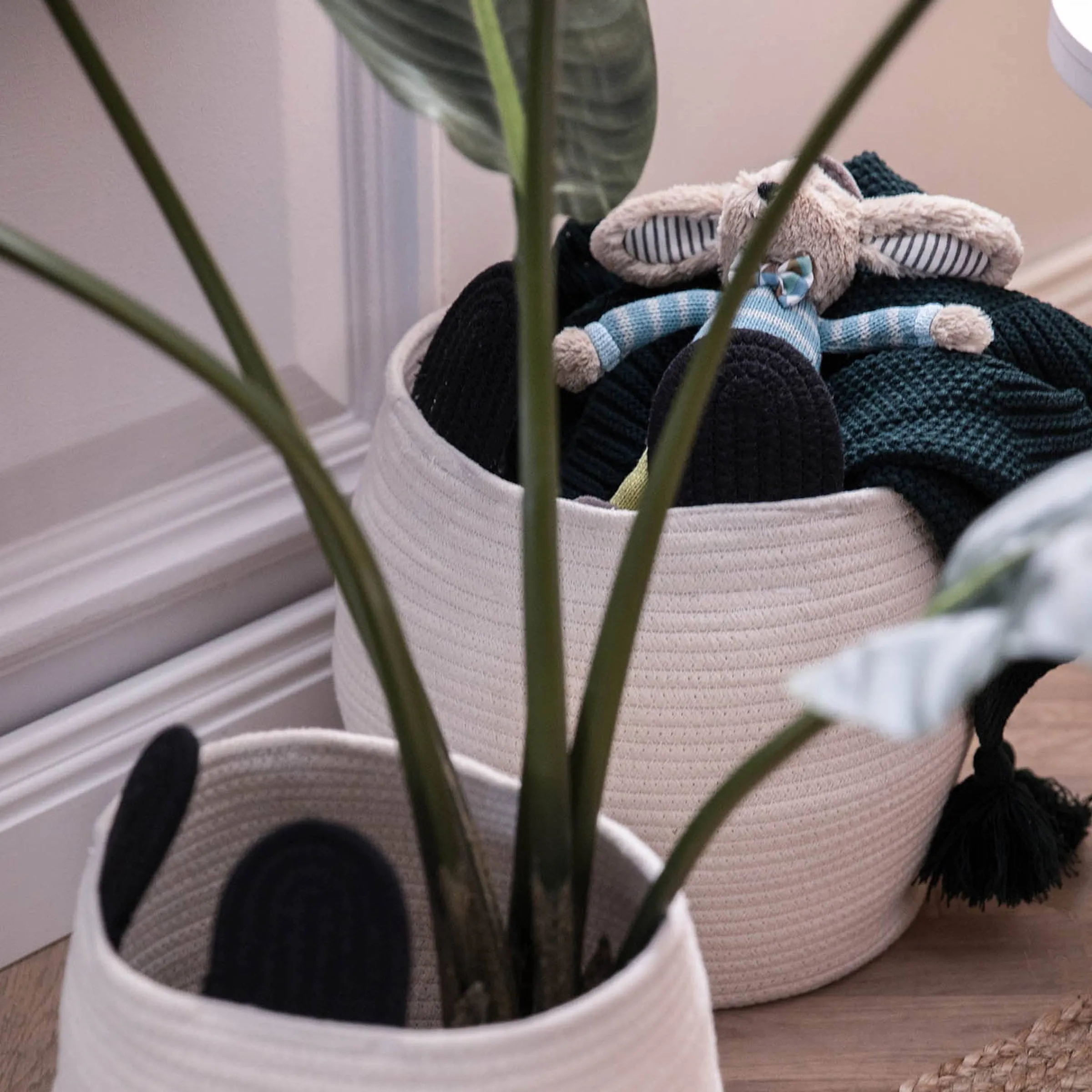 Depot Geschenkideen^Aufbewahrungskorb-Set Panda