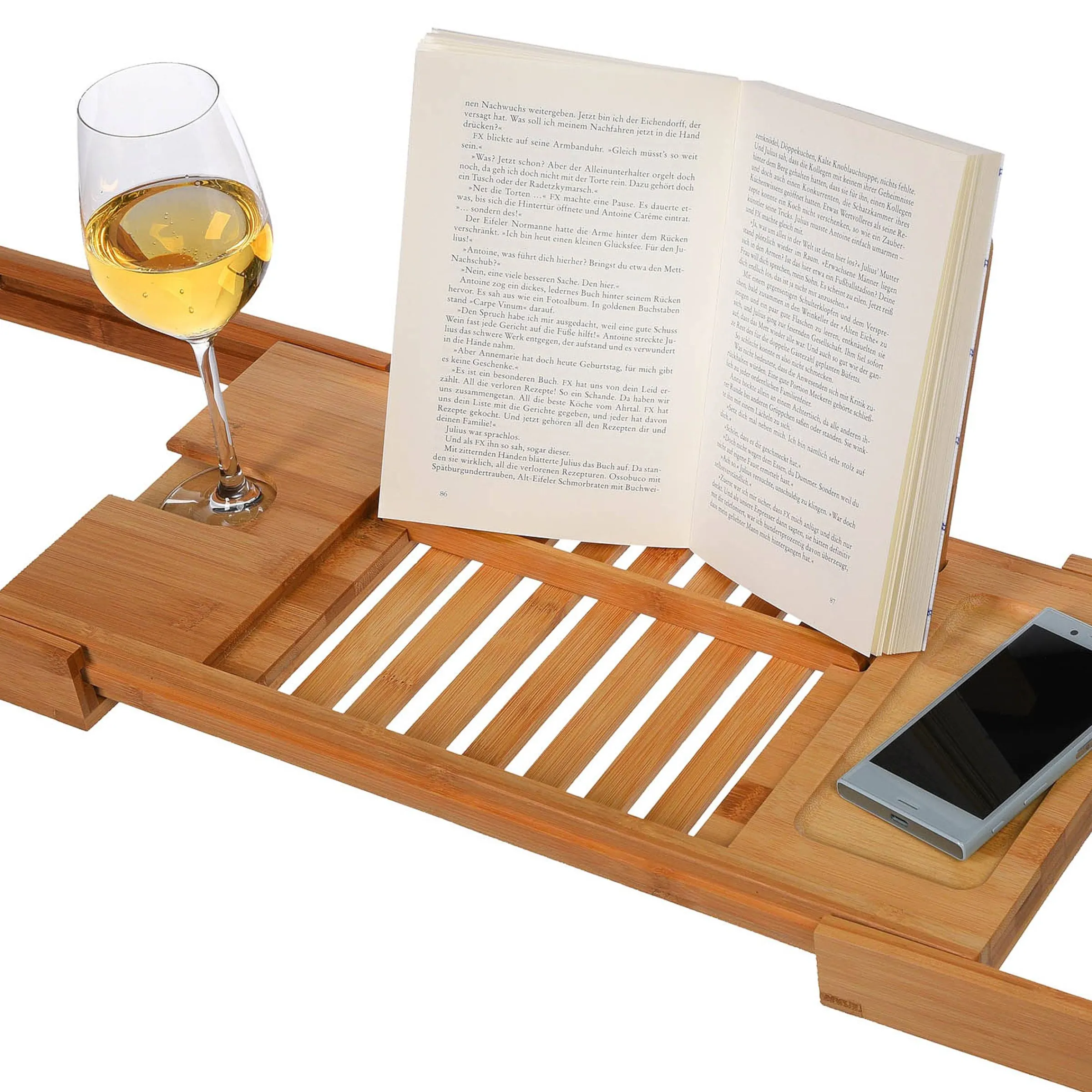 Depot Geschenkideen^Badewannenablage Bamboo