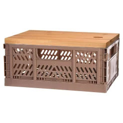 Depot Geschenkideen^Bambusdeckel Für Klappboxen L