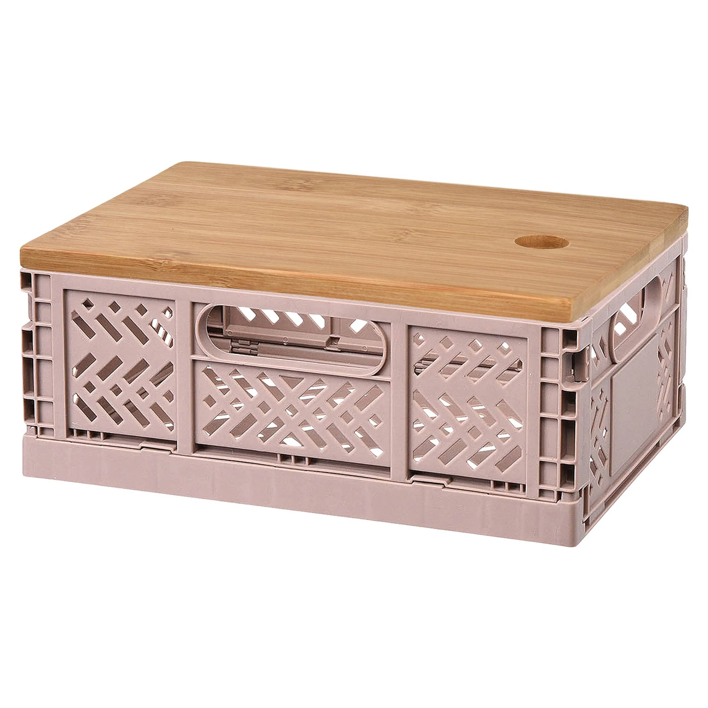 Depot Geschenkideen^Bambusdeckel Für Klappboxen M