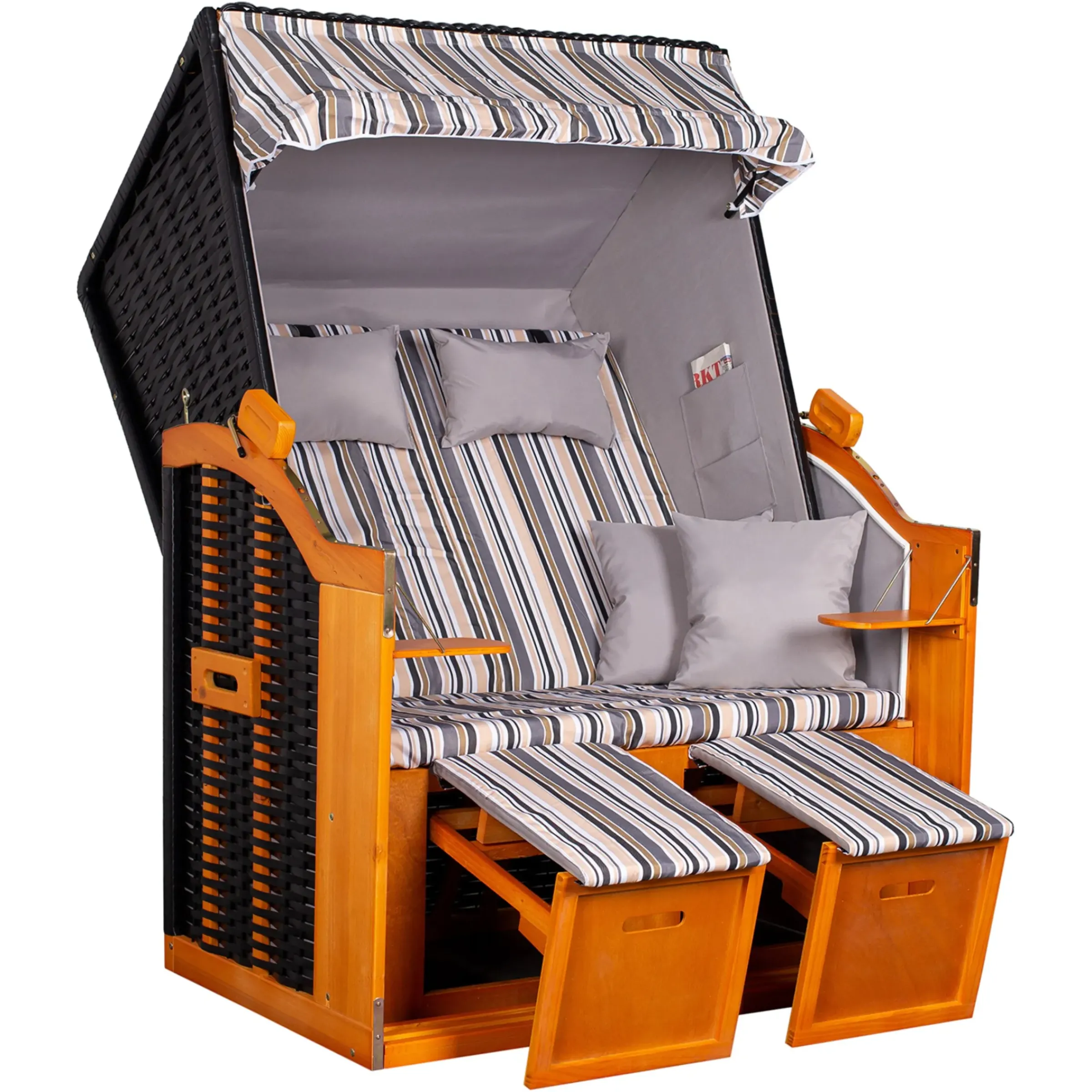 Depot Bene-Living Strandkorb Ostsee> Garten- & Balkonmöbel