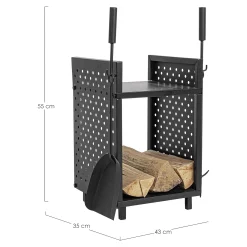 Depot Geschenkideen^Bizzotto Holzhalter-Set Efesto