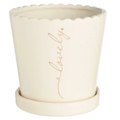 Depot Geschenkideen^Blumentopf Mit Untersetzer