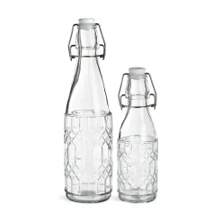 Depot Geschenkideen^Bugelverschlussflaschen-Set Rhombus