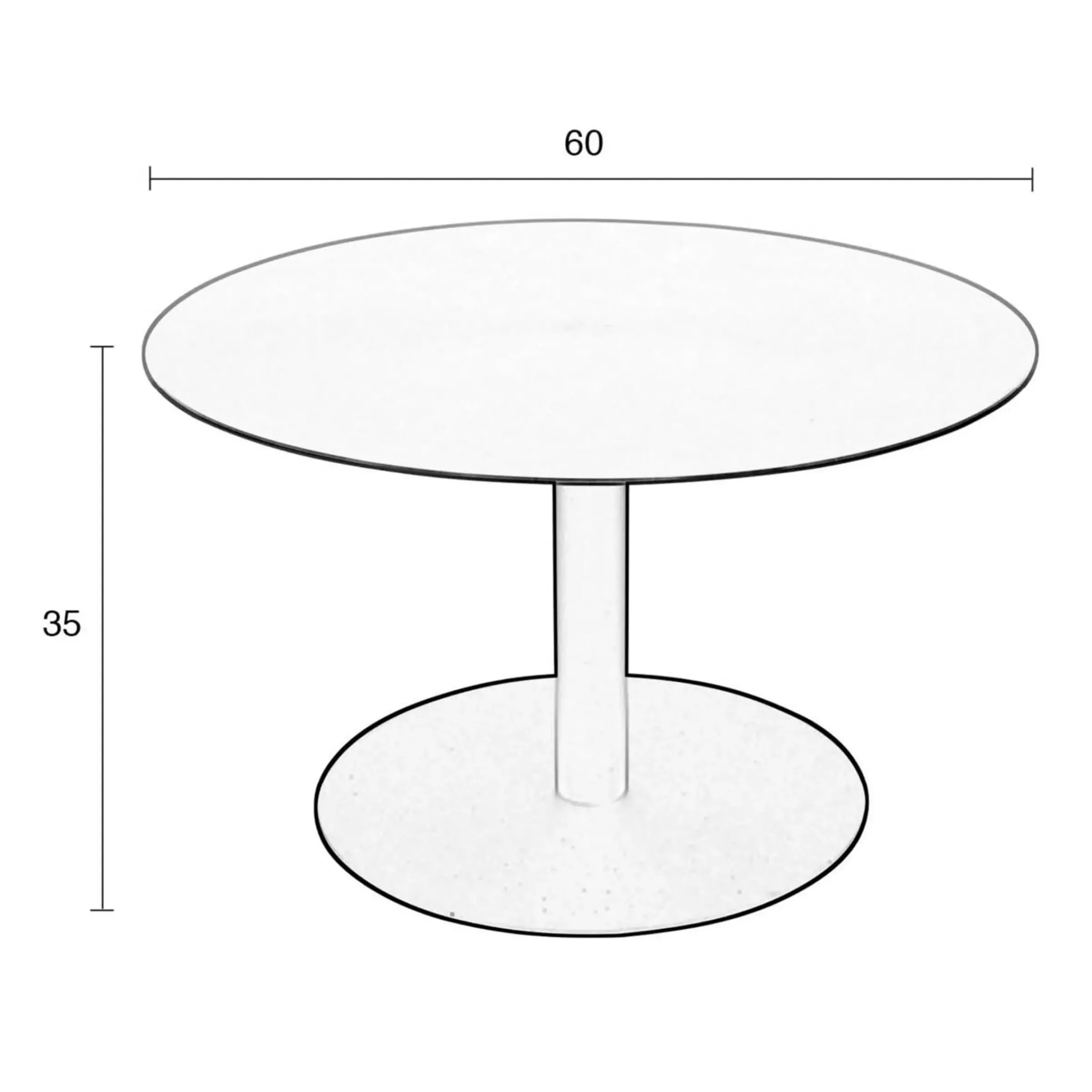Depot Couchtisch Snow> Beistelltische & Couchtische