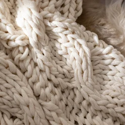 Depot Decken, Felle & Mehr^Decke Knitted Braid Ca. 130X150Cm