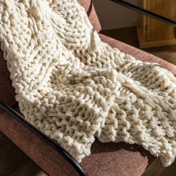 Depot Decken, Felle & Mehr^Decke Knitted Braid Ca. 130X150Cm