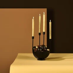 Depot Adventskerzen^Deko-Adventskranz-Set Christmas Glam