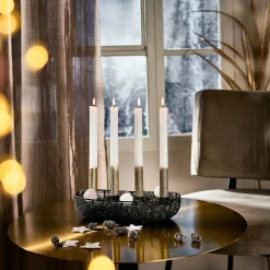 Depot Adventskerzen^Deko-Adventskranz-Set Christmas Glam