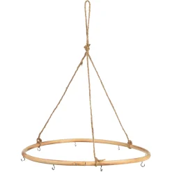 Depot Deko-Anhänger Bambusring Mit Haken> Anhänger & Girlanden