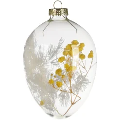 Depot Deko-Anhänger Ei Trockenblume> Anhänger & Girlanden