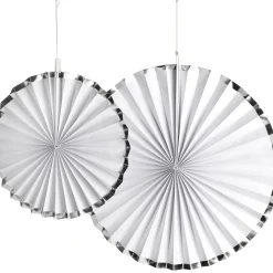 Depot Dekofacher-Set Silberrand> Partydeko