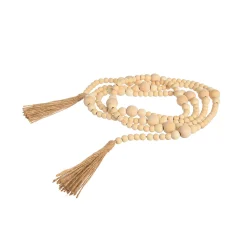 Depot Girlanden^Deko-Holzgirlande Quaste