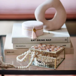 Depot Girlanden^Deko-Holzgirlande Quaste