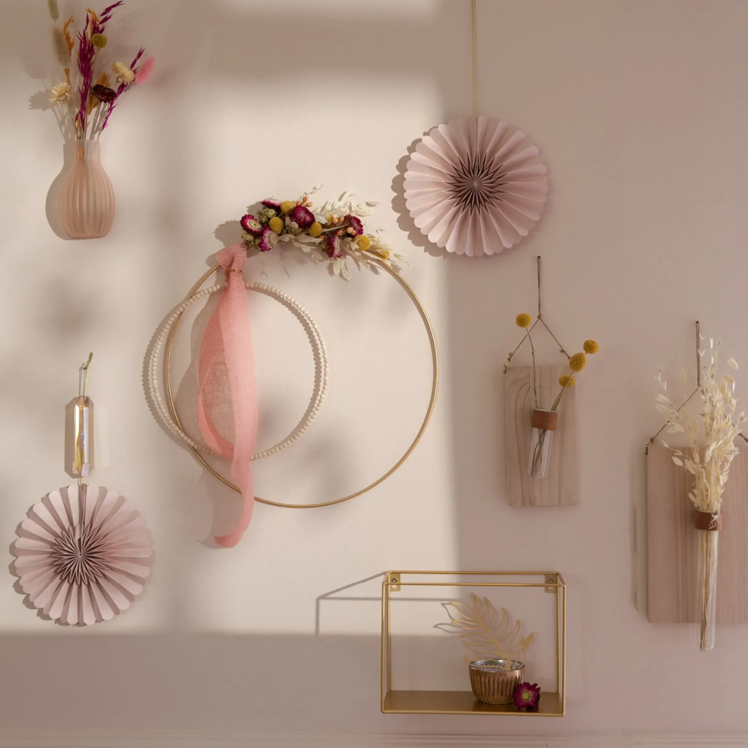 Depot Deko-Holzring Perlen> Anhänger & Girlanden