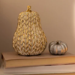 Depot Deko-Objekt Kurbis Zopfstrick> Deko-Figuren & -Objekte