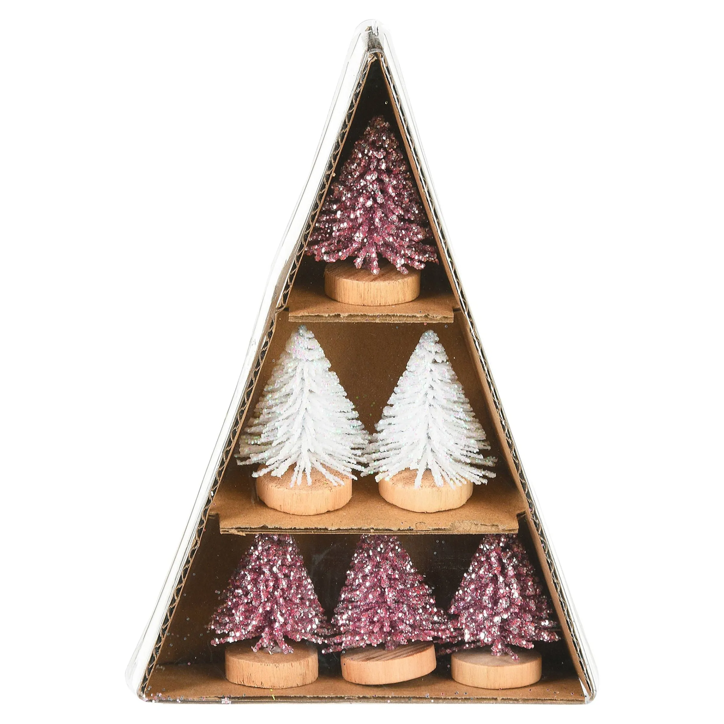 Depot Deko-Figuren & Objekte^Deko-Objekt-Set Minibaum, Beglimmert