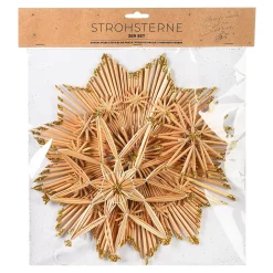 Depot Deko-Figuren & Objekte^Deko-Objekt-Set Strohstern