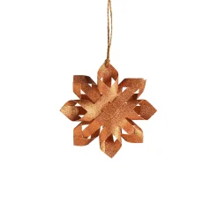 Depot Geschenk-Deko^Deko-Papierstern Stella Glitter