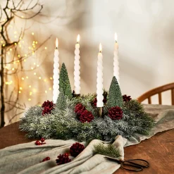 Depot Adventskranze & Zubehör^Deko-Set Adventskranz Christmas Frosty