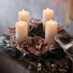 Depot Adventskranze & Zubehör^Deko-Set Adventskranz Christmas Frosty