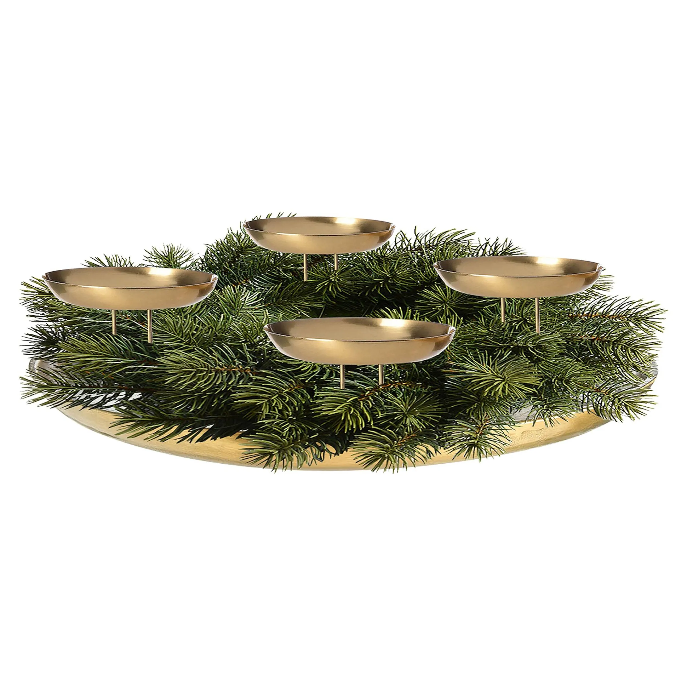 Depot Adventskranze & Zubehör^Deko-Set Adventskranz Classic