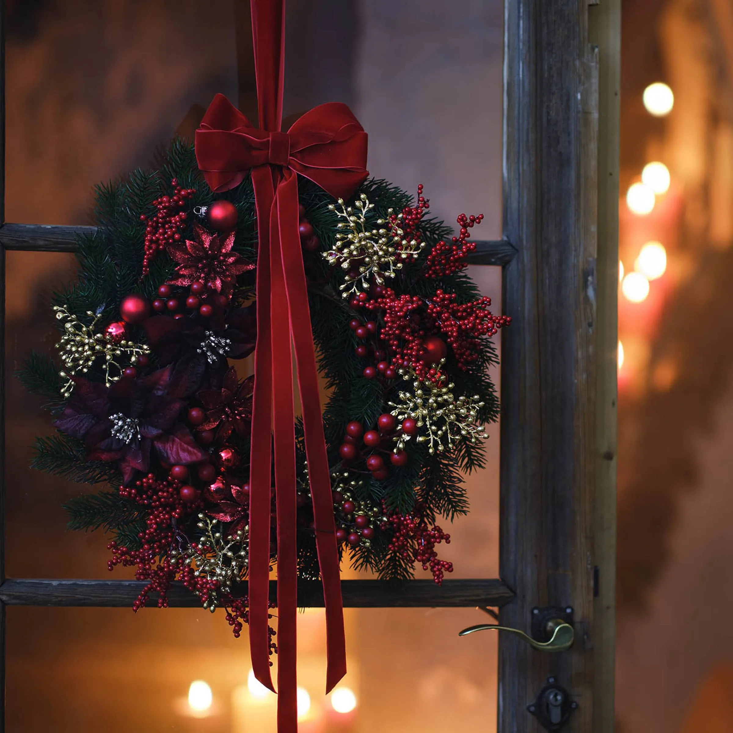 Depot Adventskranze & Zubehör^Deko-Set Adventskranz Classic