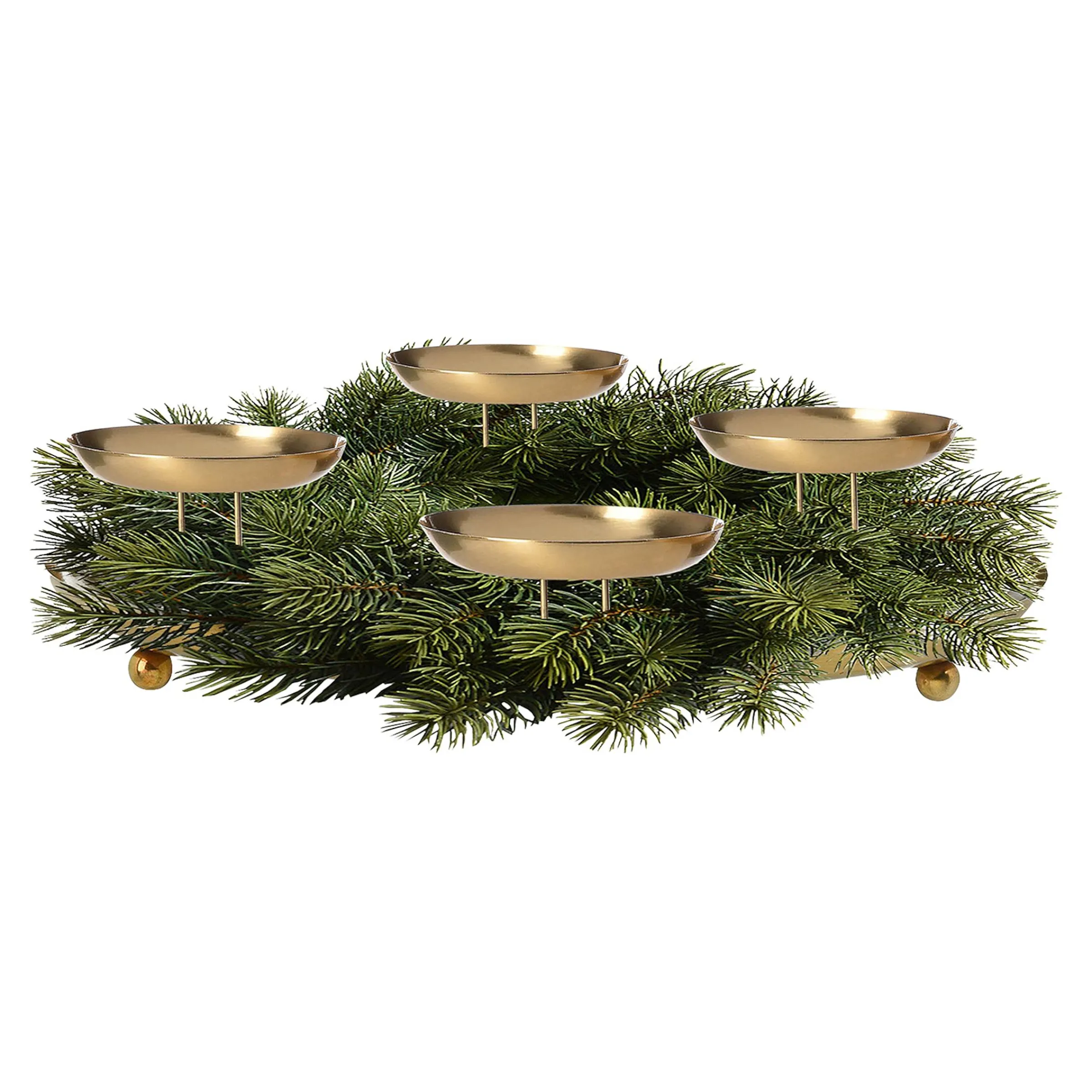 Depot Adventskranze & Zubehör^Deko-Set Adventskranz Classic