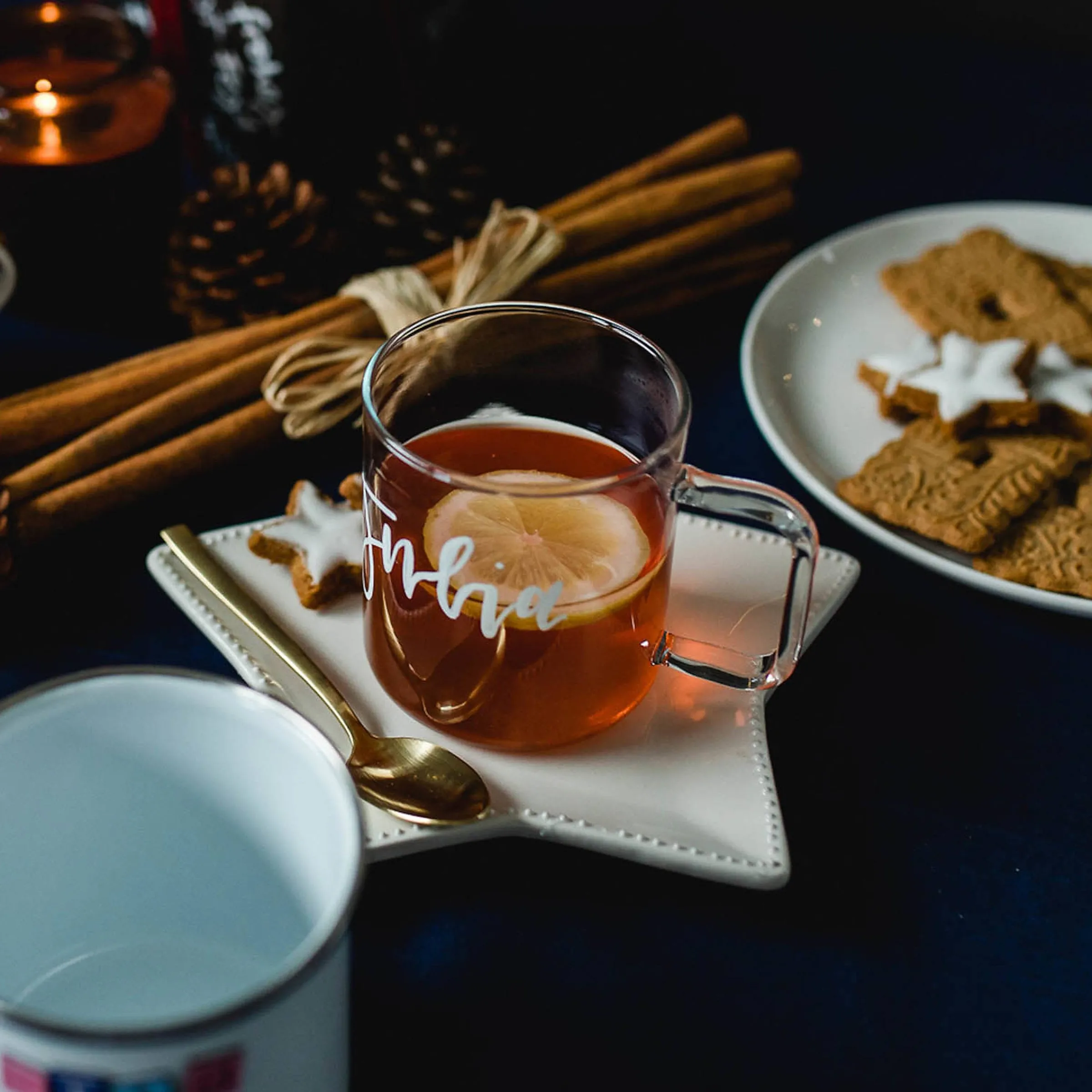 Depot Adventskranze & Zubehör^Deko-Set Weihnachts-Kerzenhalter Traditionell