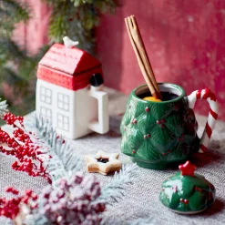 Depot Adventskranze & Zubehör^Deko-Set Weihnachts-Kerzenhalter Traditionell
