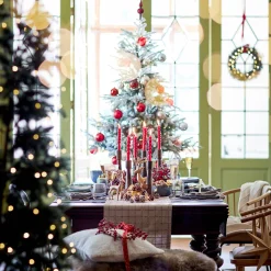 Depot Adventskranze & Zubehör^Deko-Set Weihnachts-Kerzenhalter Rille