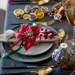 Depot Adventskranze & Zubehör^Deko-Set Weihnachts-Kerzenhalter Rille