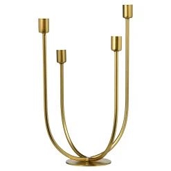 Depot Laternen & Kerzenhalter^Deko-Set Weihnachts-Kerzenhalter Golden Glam