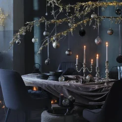 Depot Laternen & Kerzenhalter^Deko-Set Weihnachts-Kerzenhalter Golden Glam