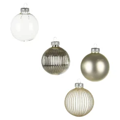 Depot Laternen & Kerzenhalter^Deko-Set Weihnachts-Kerzenhalter Golden Glam