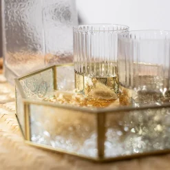 Depot Adventskranze & Zubehör^Deko-Tablett Shiny, Verspiegelt