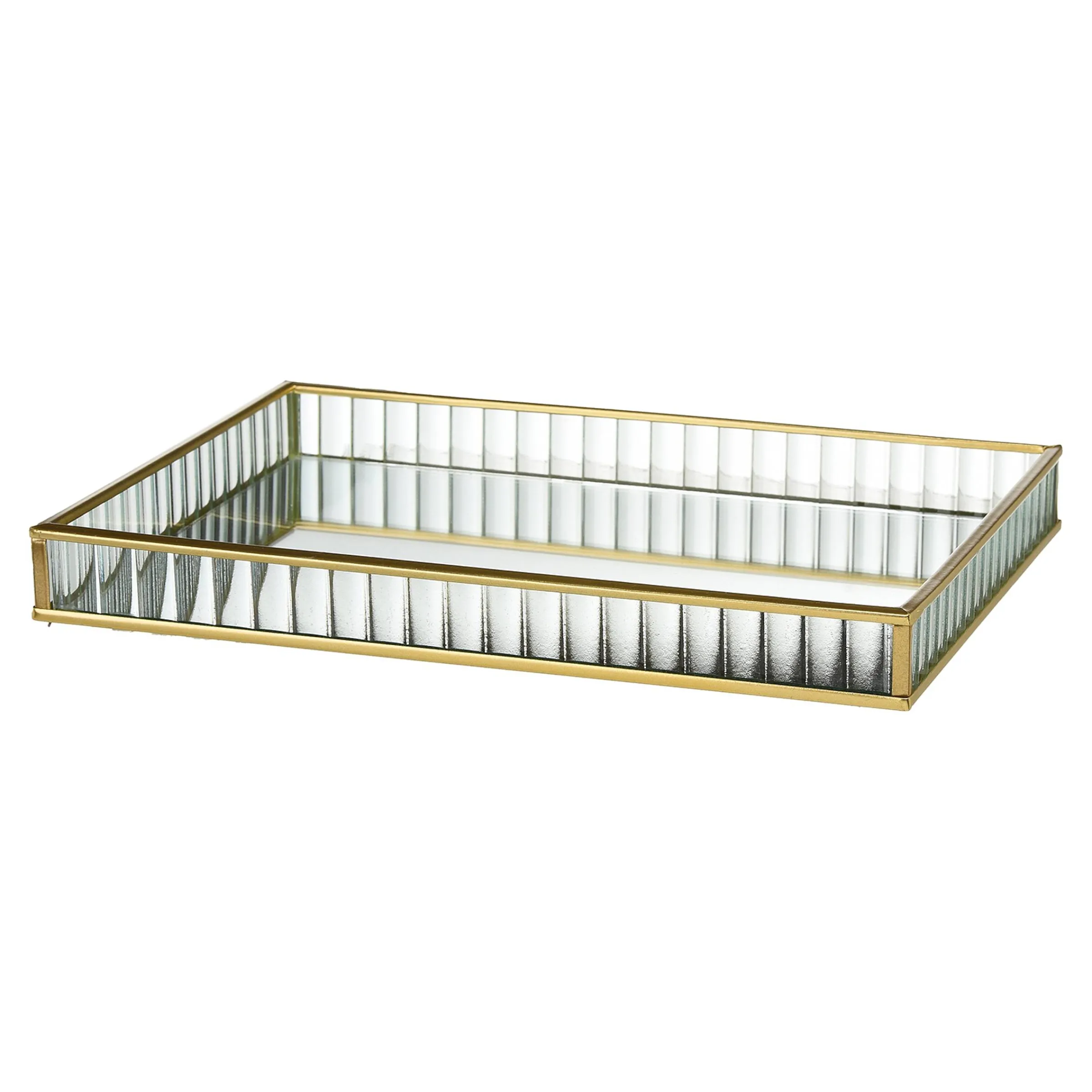 Depot Adventskranze & Zubehör^Deko-Tablett Square, Verspiegelt