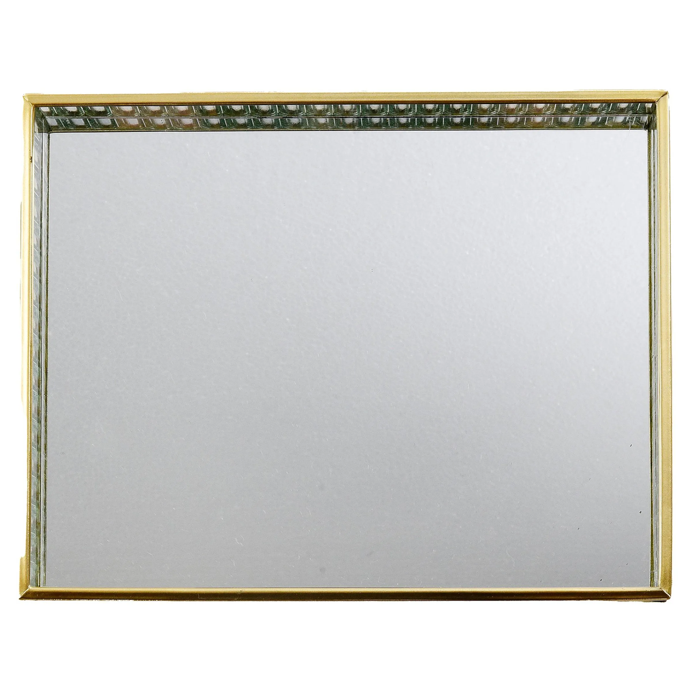 Depot Adventskranze & Zubehör^Deko-Tablett Square, Verspiegelt