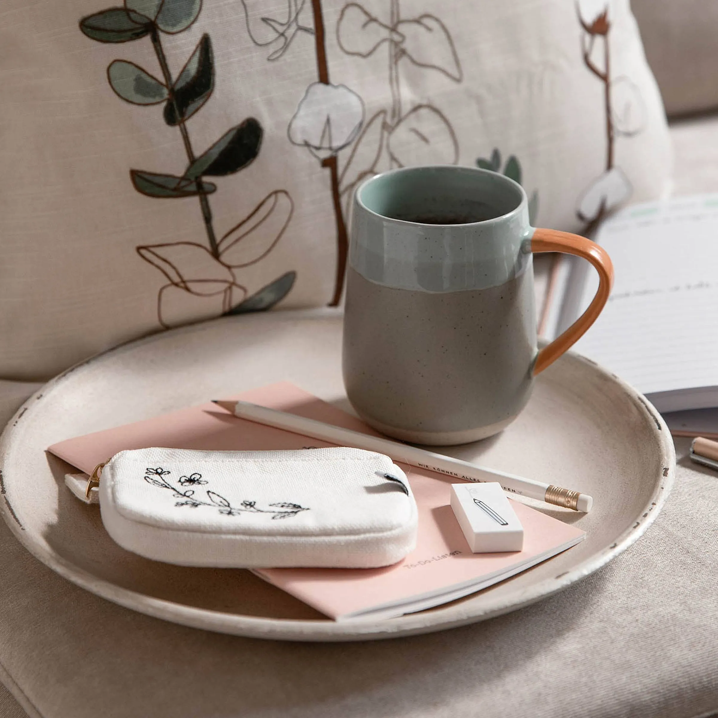 Depot Adventskranze & Zubehör^Deko-Teller Vintage