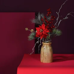 Depot Deko-Vase Classic Christmas Mit Kunstblumen> Vasen