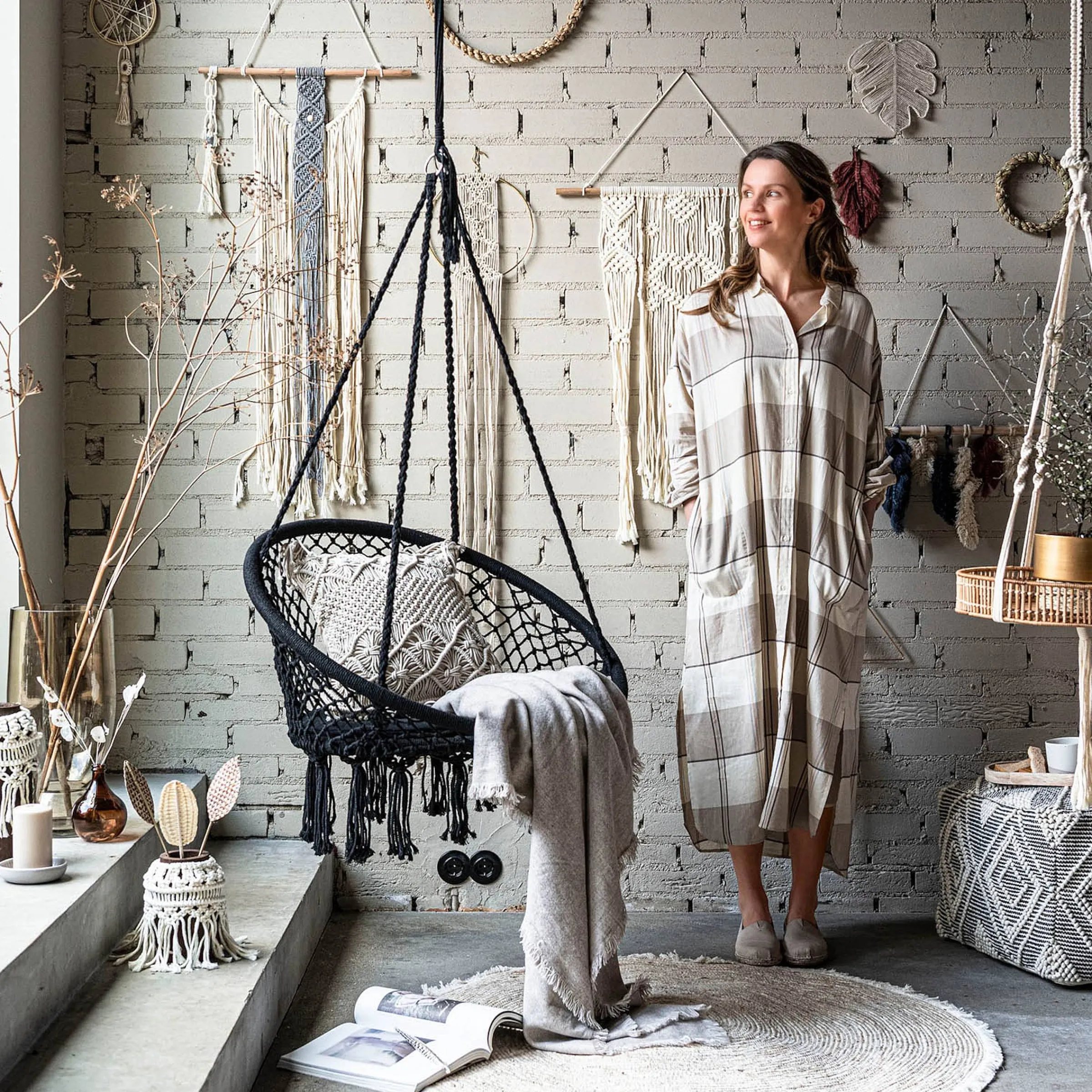 Depot Geschenkideen^Deko-Wandbehang Feder