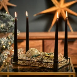 Depot Adventskranze & Zubehör^Deko-Weihnachtstablett Silver Glam