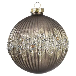 Depot Adventskranze & Zubehör^Deko-Weihnachtstablett Silver Glam