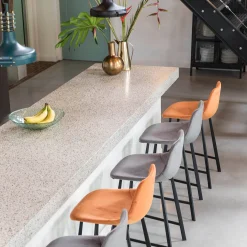 Depot Geschenkideen^Dutchbone Samt-Barstuhl Franky