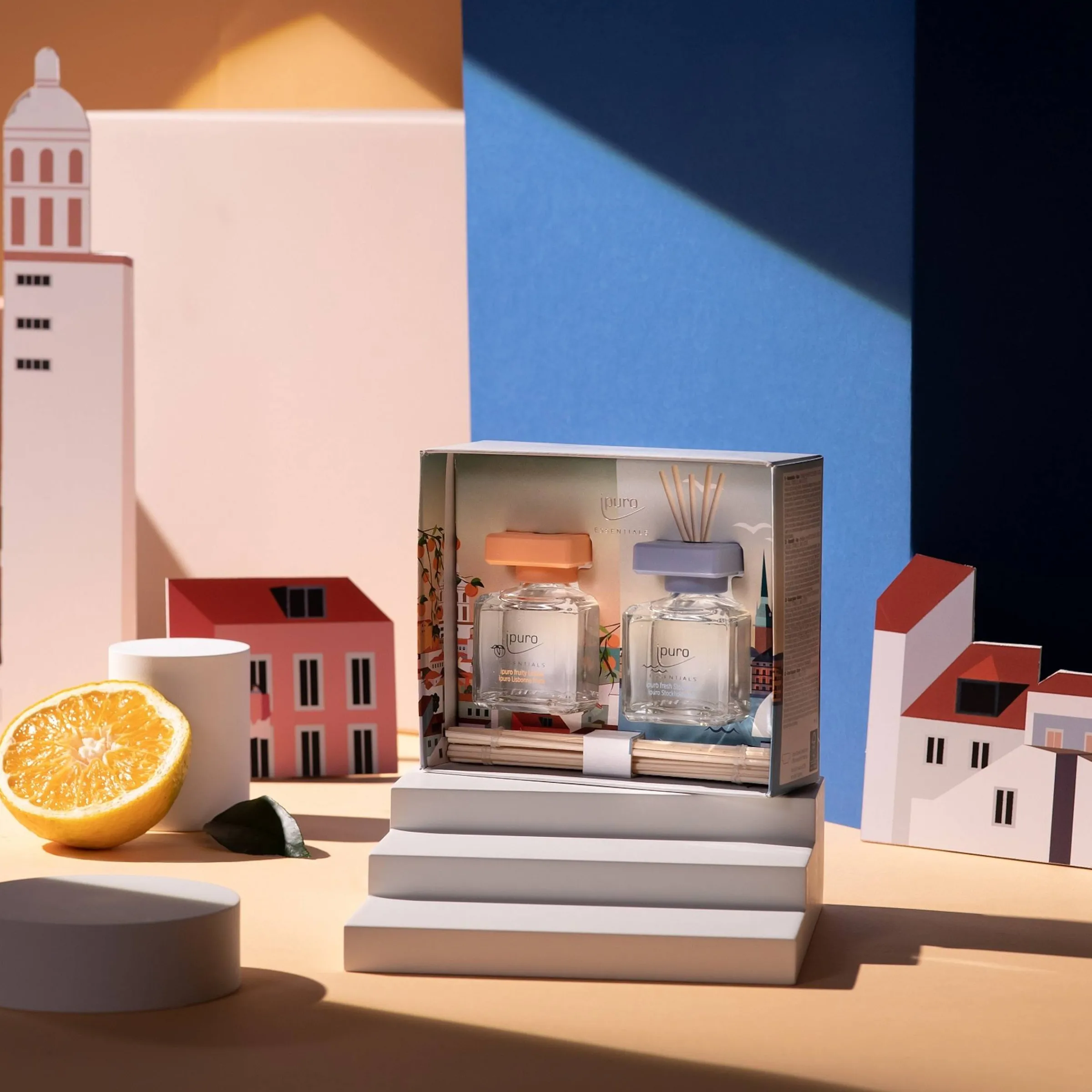 Depot Geschenkideen^Essentials Raumduft-Set Fresh Stockholm & Fruity Lisboa