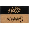 Depot Fusmatte Hello Bye> Fußmatten